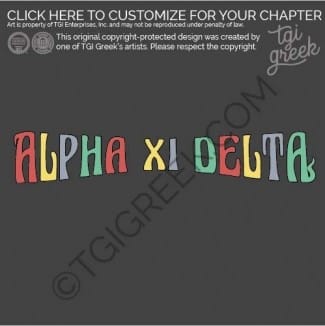 Alpha Xi Delta – small Flame PR
