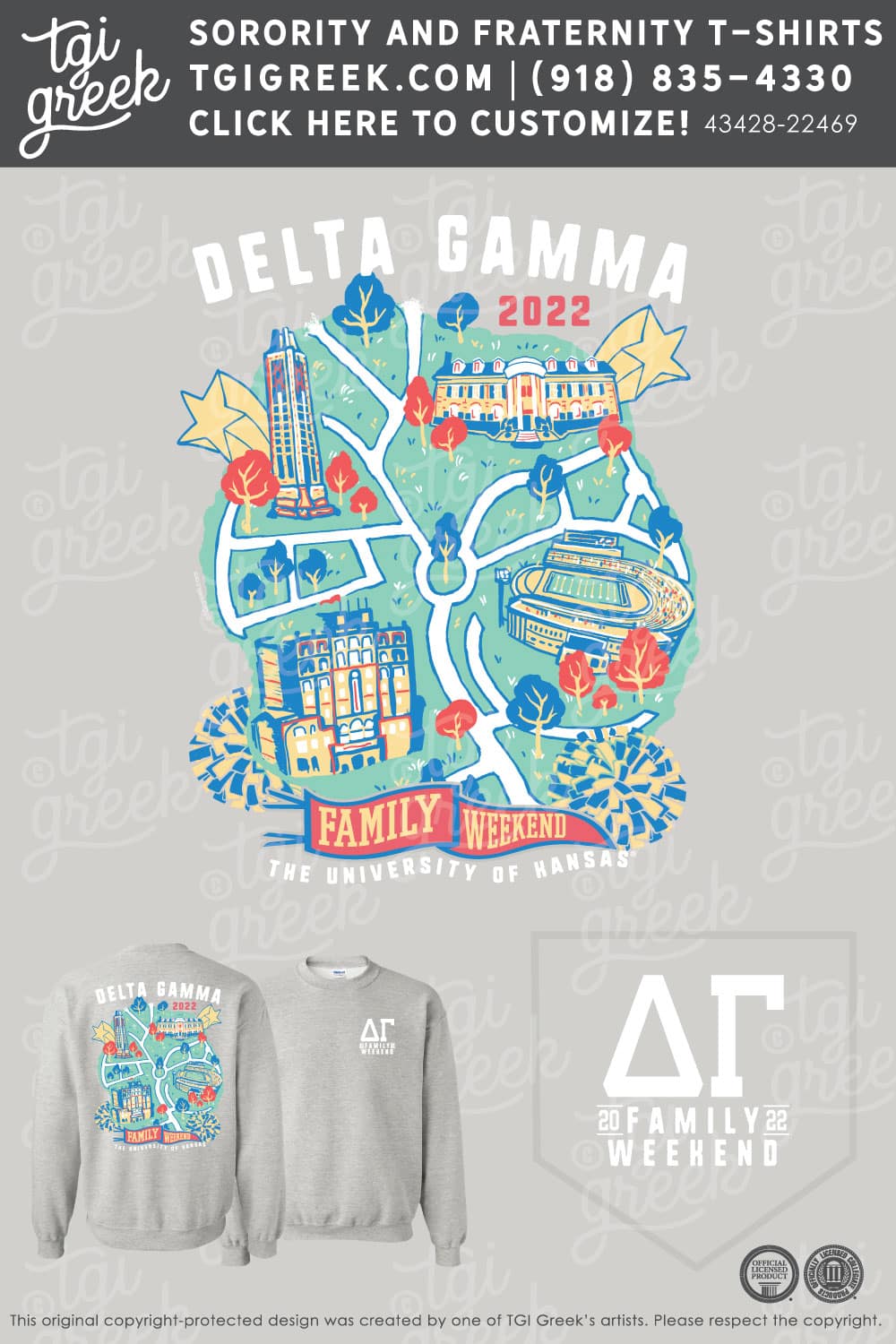 Delta Gamma – KSU Family Sweatshirt