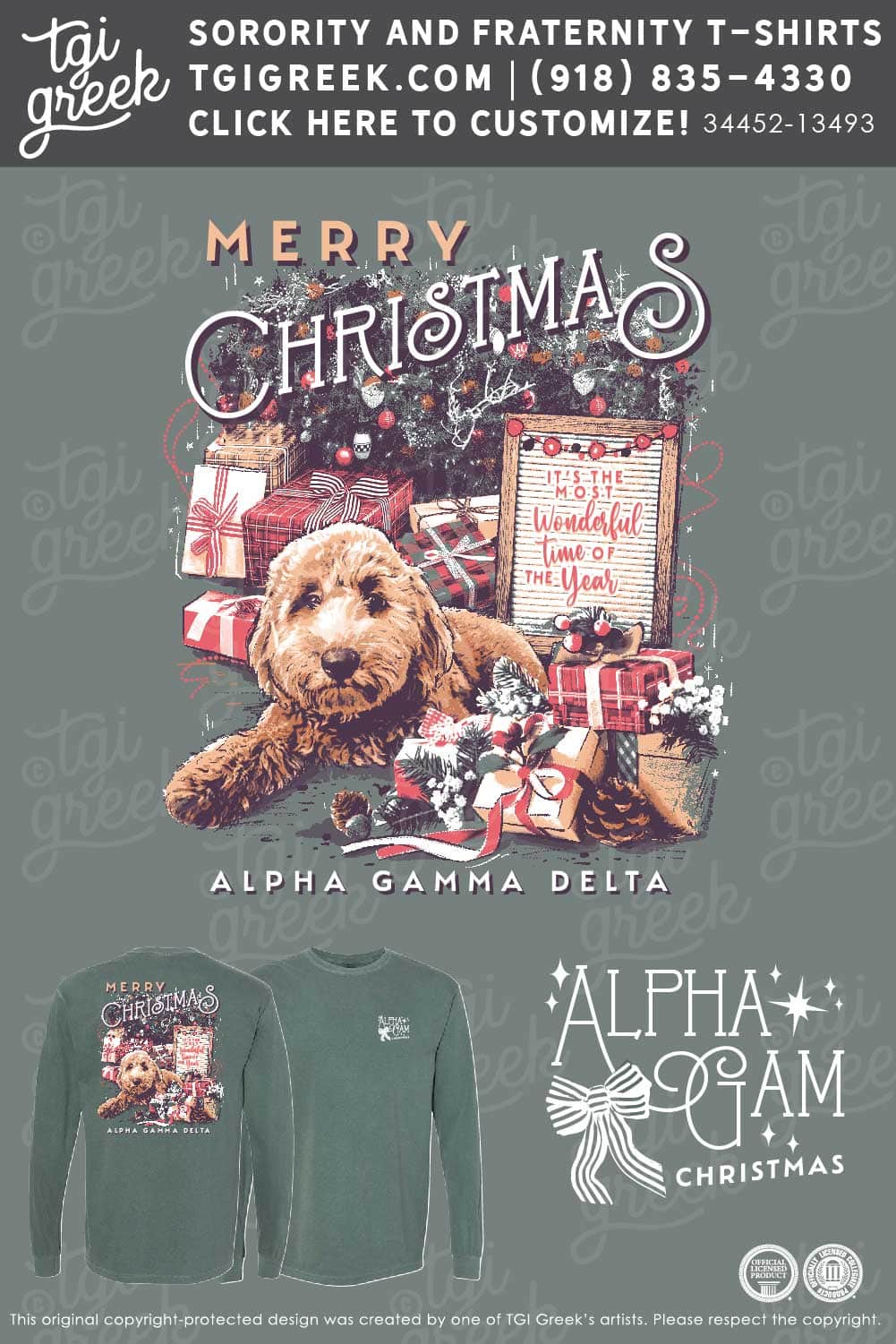 TGI – Alpha Gamma Delta Holidoodle