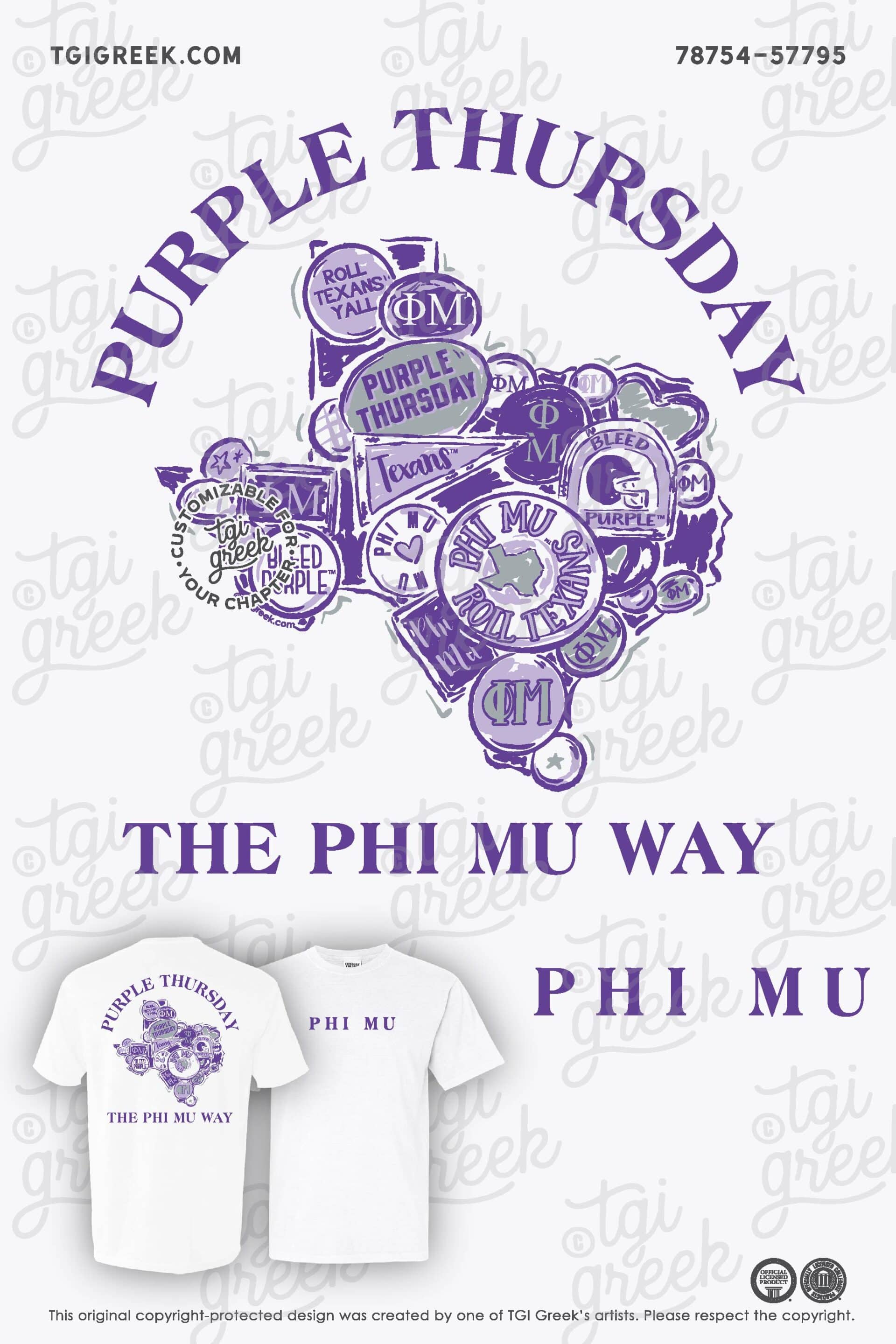 Phi Mu – TSU Purple Thursday