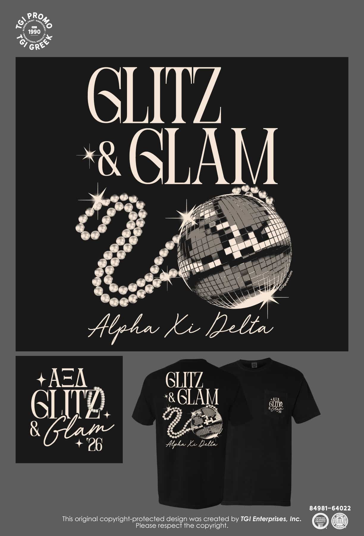 Alpha Xi Delta – USCAR Glitz and Glam