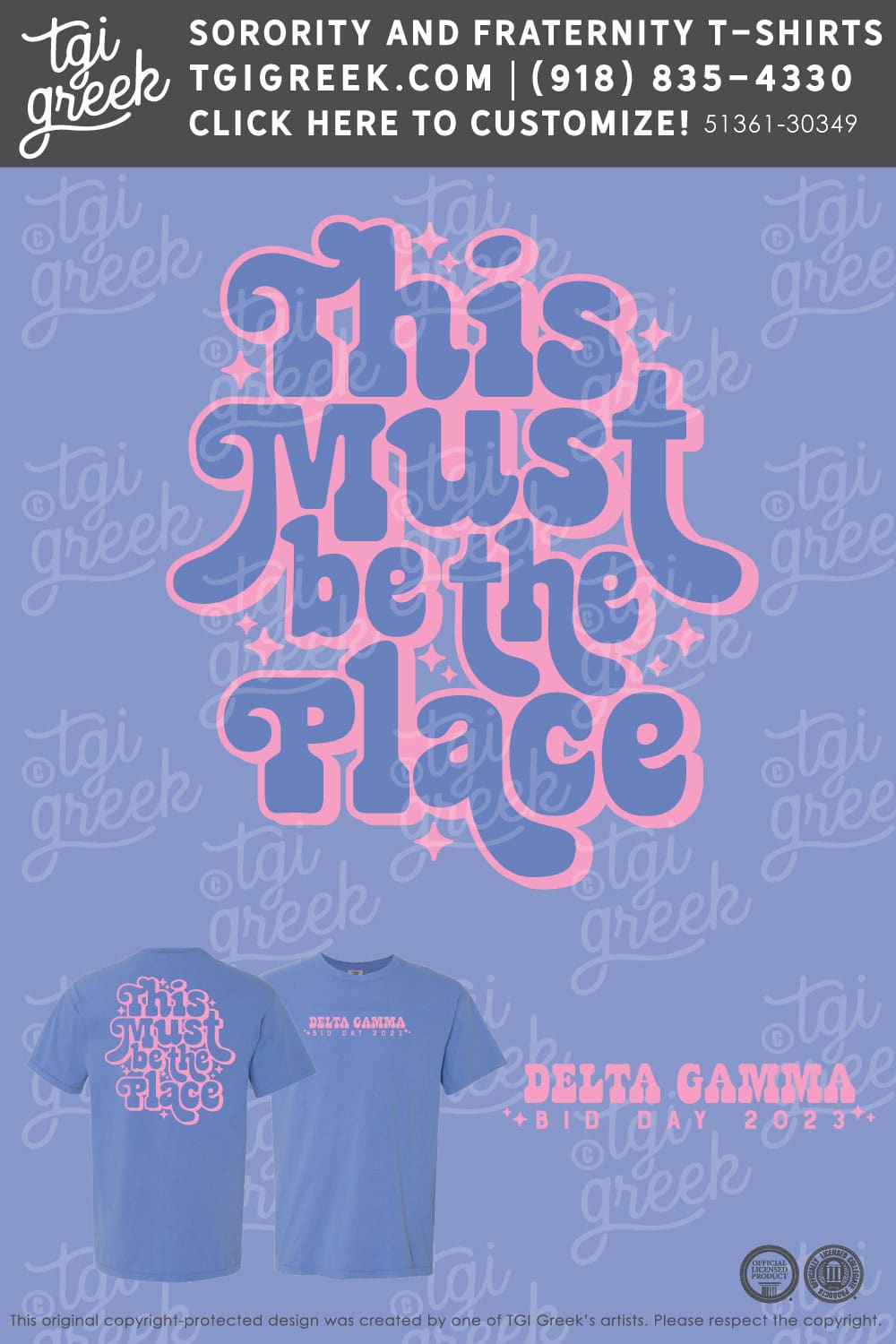 TGI – Delta Gamma Bid Day