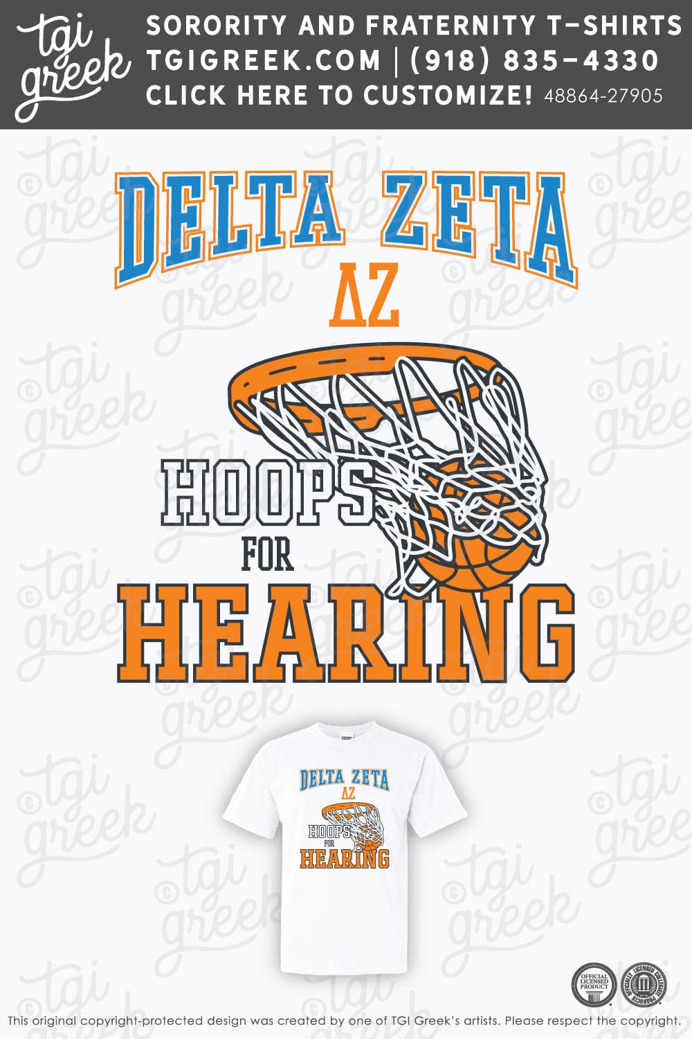 Delta Zeta – TSU Hoops For Hearing Two