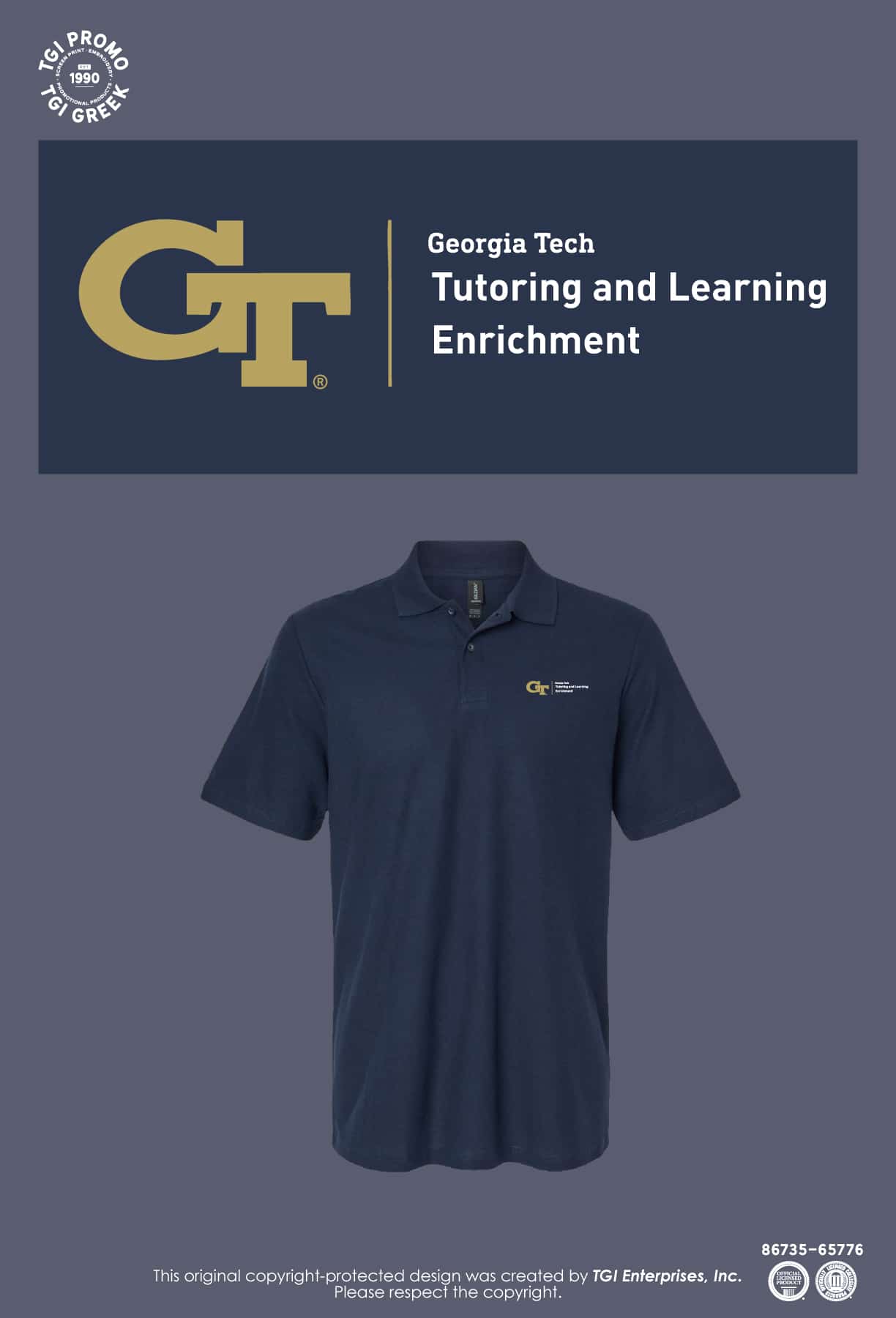 Georgia Institute of Technology – Tutoring Team Shirts