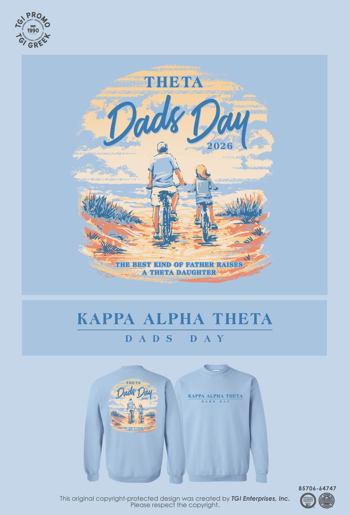Kappa Alpha Theta – UKY Dad’s Day Sweatshirt