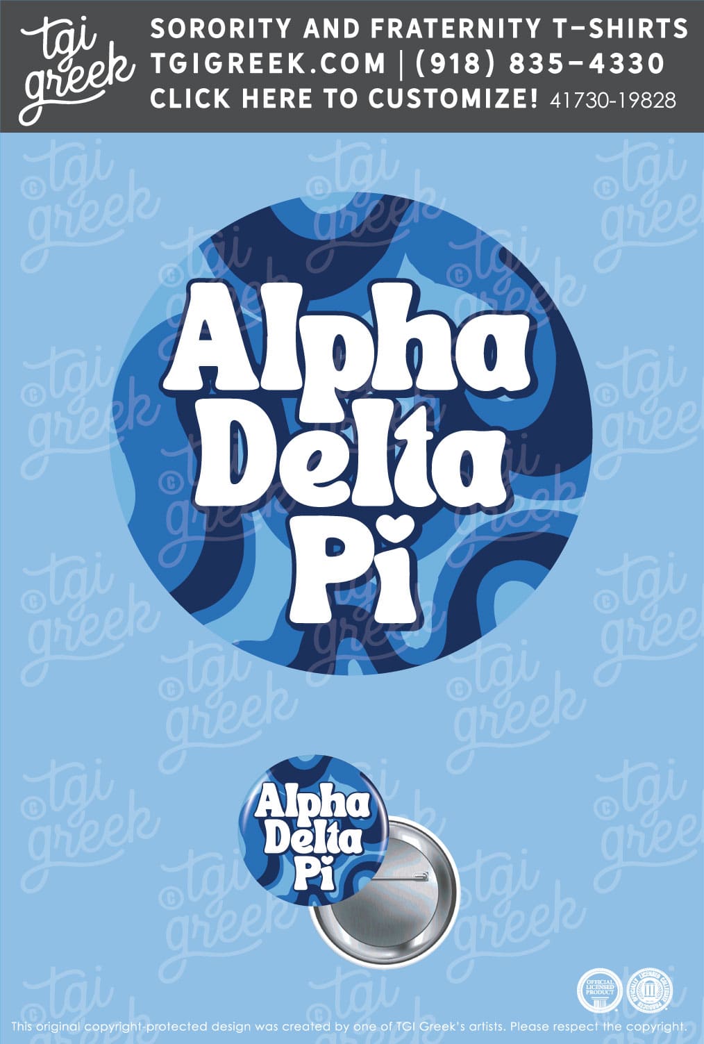 Alpha Delta Pi – MCNE Free Buttons