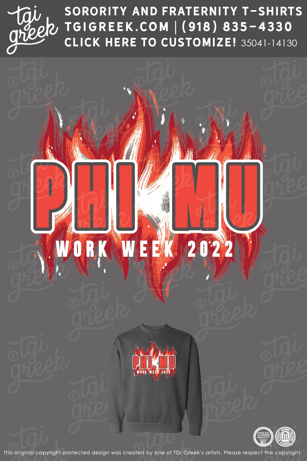 Phi Mu – TCU Work Week Phire