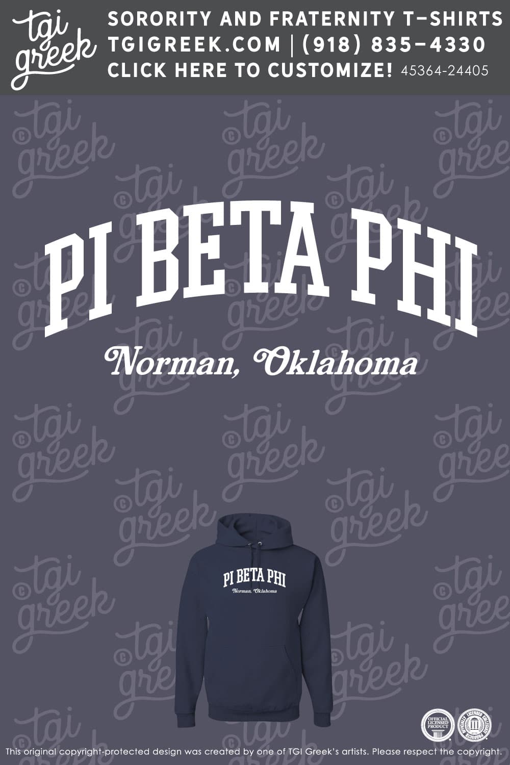 Pi Beta Phi – OU PR Hoodie
