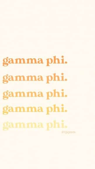 Phone Background – Gamma Phi Beta