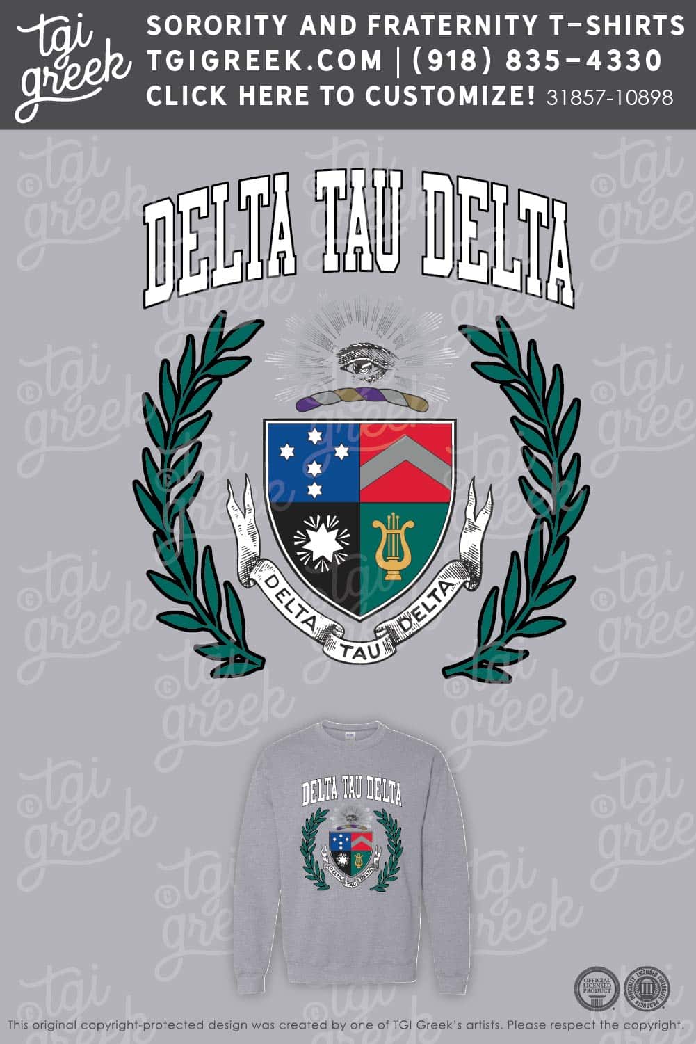 TGI – Delta Tau Delta Crest