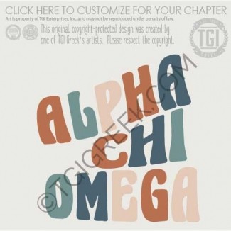 TGI – Alpha Chi Omega Colorful PR