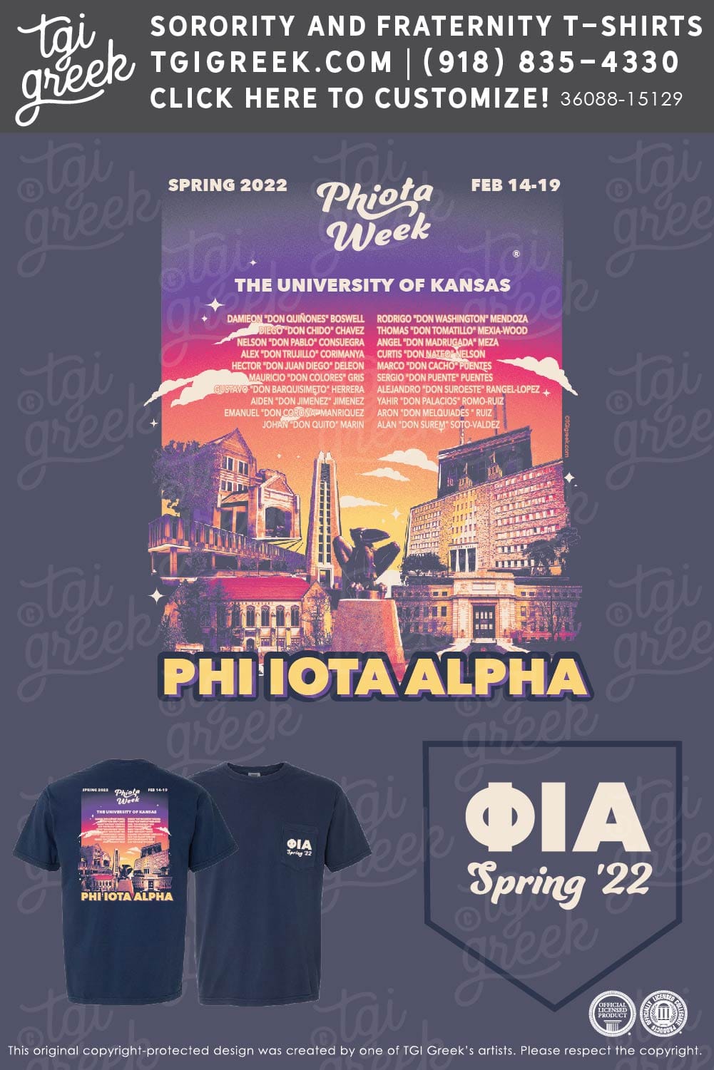 Phi Iota Alpha – KU Rush Week
