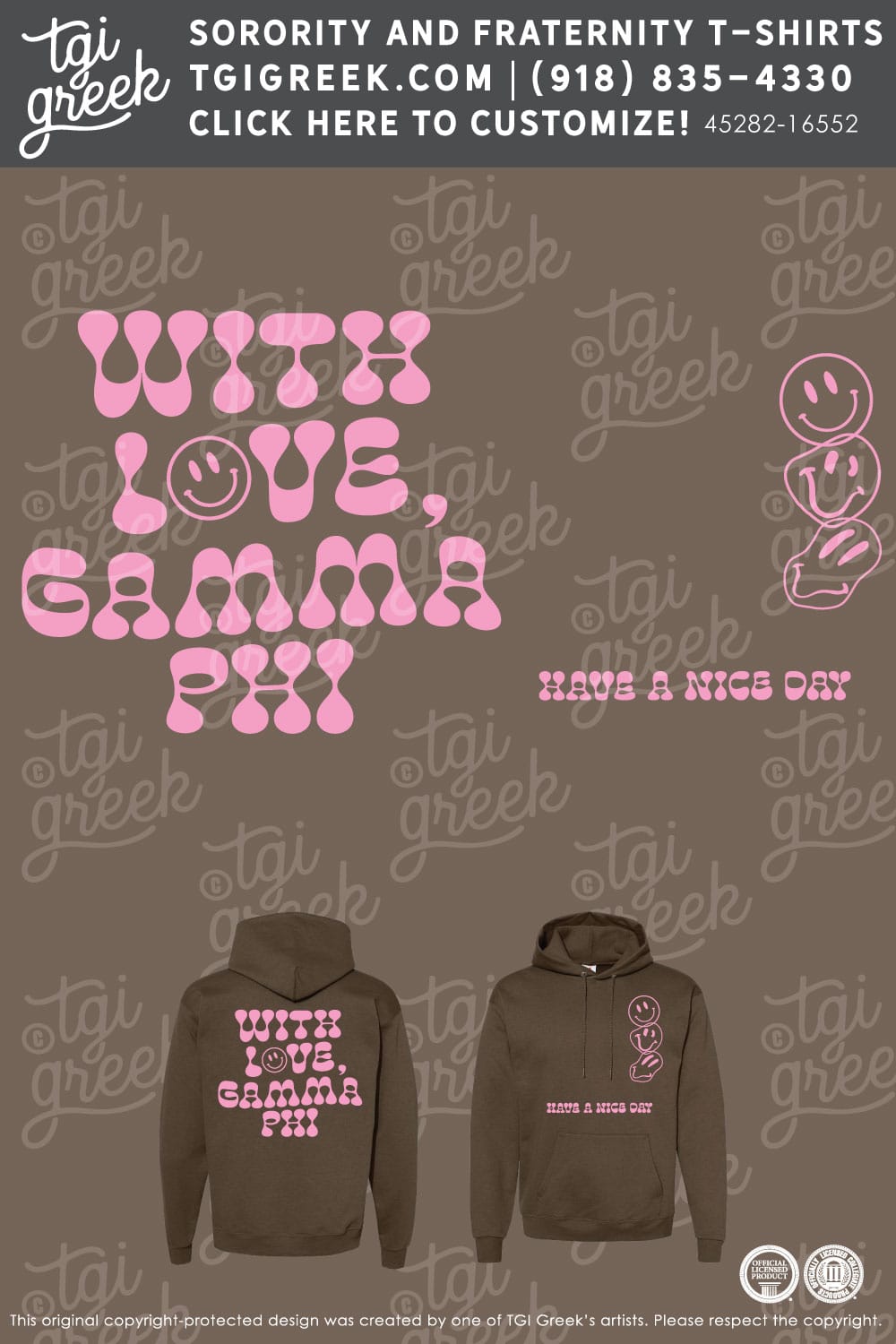 Gamma Phi Beta – KENN PR Hoodie