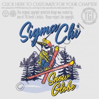 Sigma Chi OHSU Snow Globe