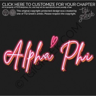 TGI – Alpha Phi Neon
