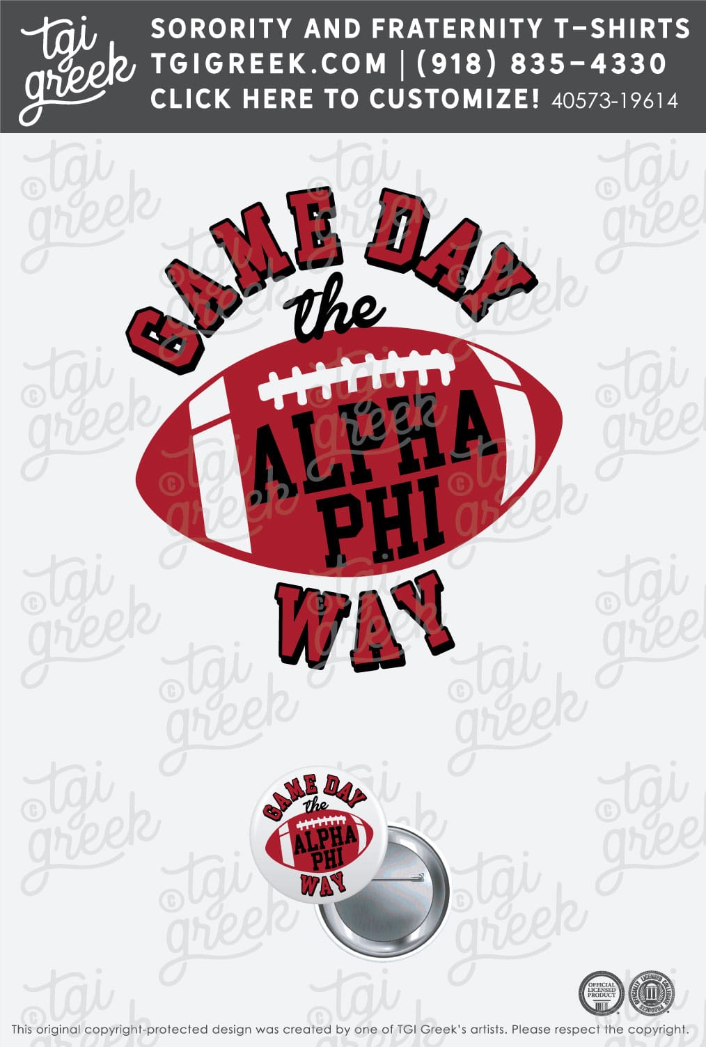Alpha Phi – OU Free Button