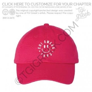 Chi Omega – bid Day Hat