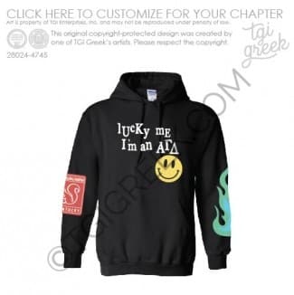 Alpha Gamma Delta – WKU Lucky Me Hoodie