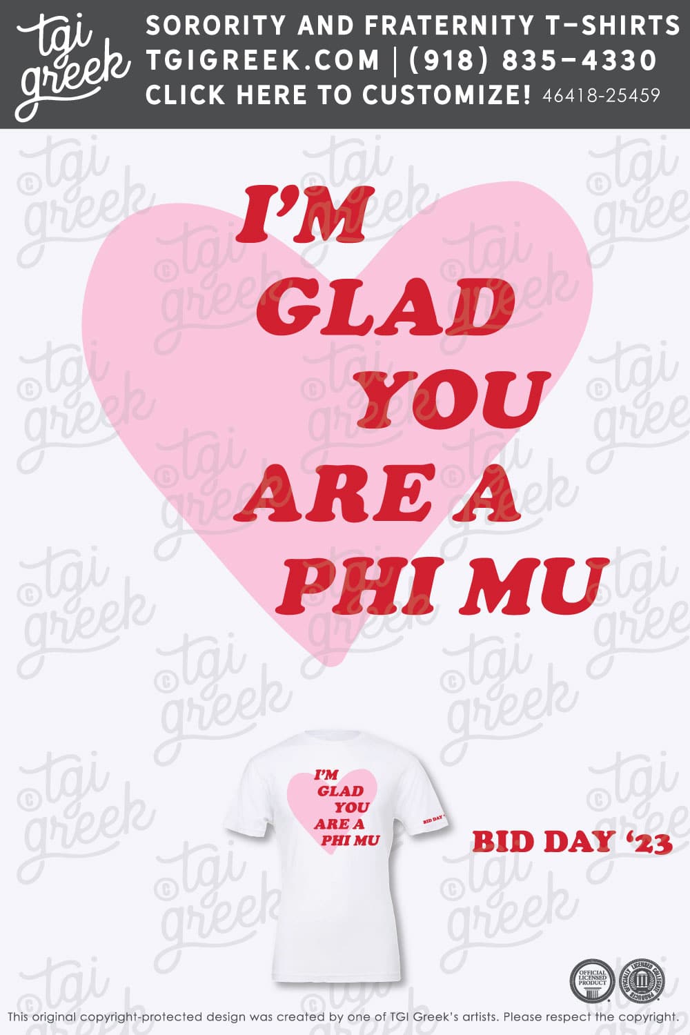 Phi Mu – GC Bid Day