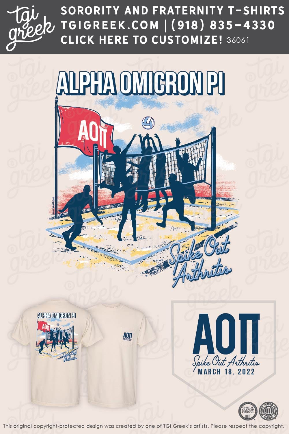 Alpha Omicron Pi – USAL Spike Out Arthritis