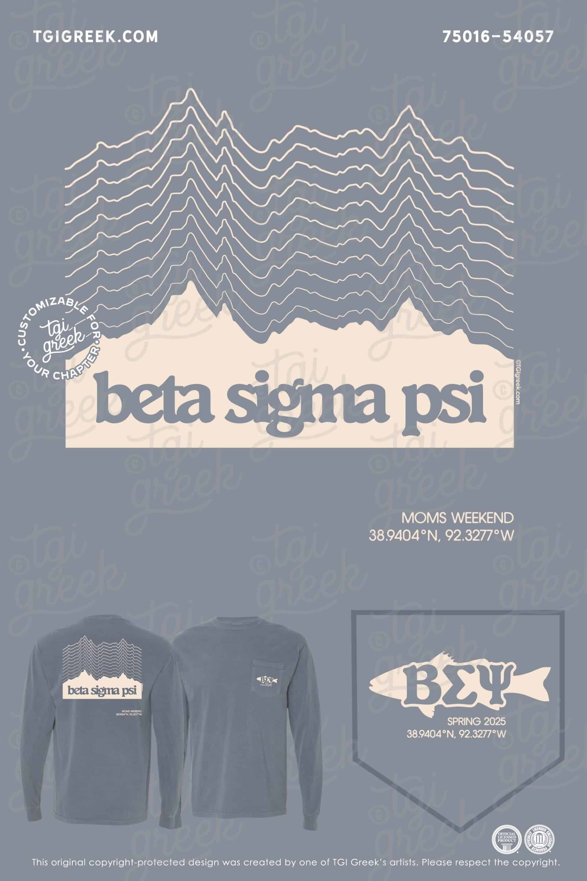 Beta Sigma Psi – MIZZ Mom’s Weekend Long Sleeve