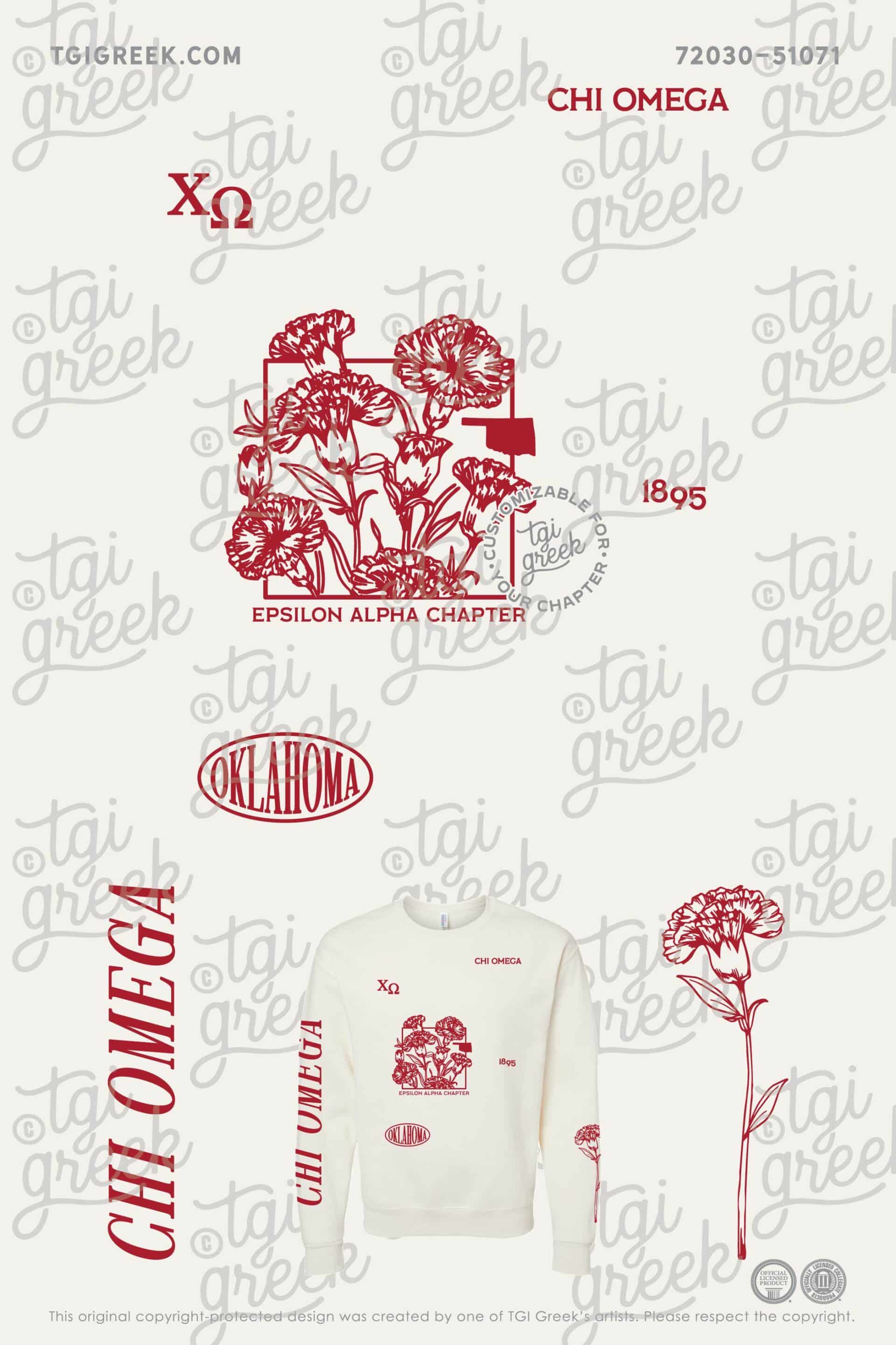 TGI – Chi Omega PR Crewneck
