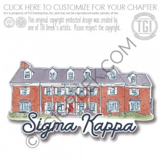 TGI Sorority House  Stickers