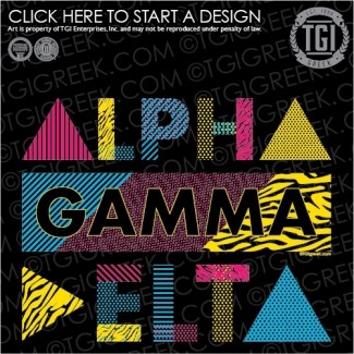 Alpha Gamma Delta-UCO Black W Color