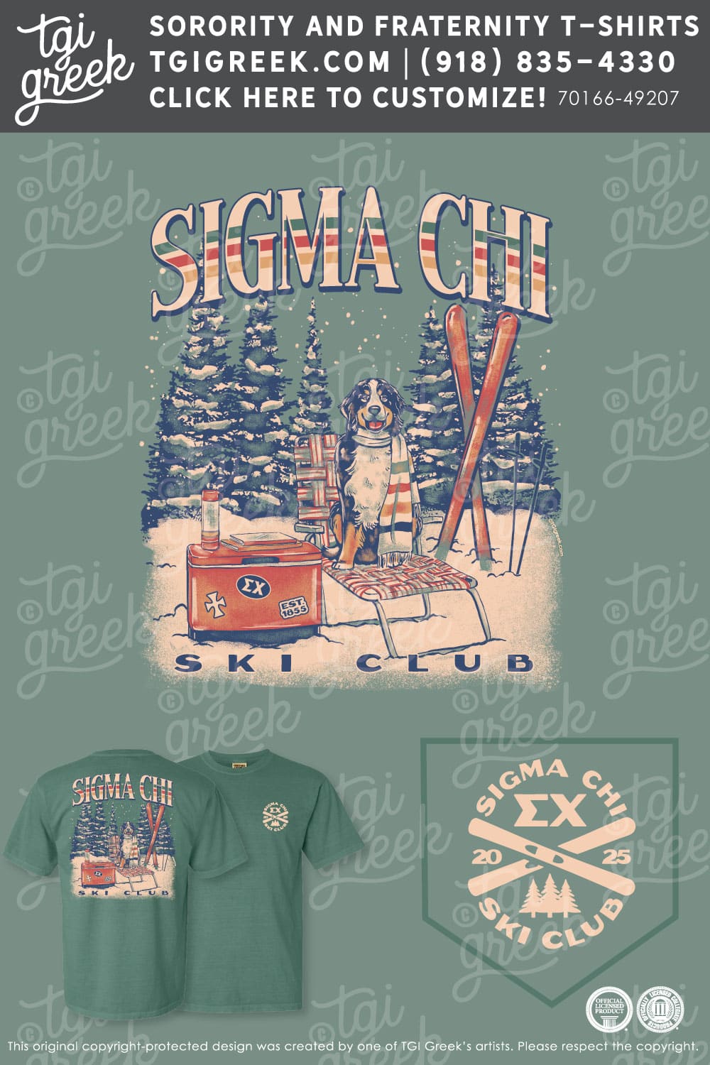 TGI – Sigma Chi Ski Mountain Dog