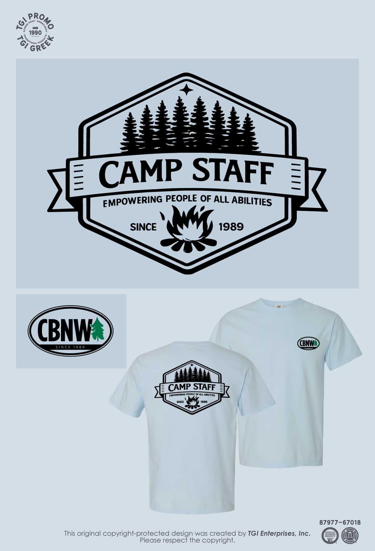 Camp Beausite Northwest – Summer Staff Shirts