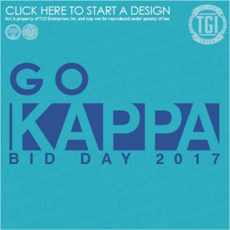 Kappa Kappa Gamma-OU Go Bid Day Shirt