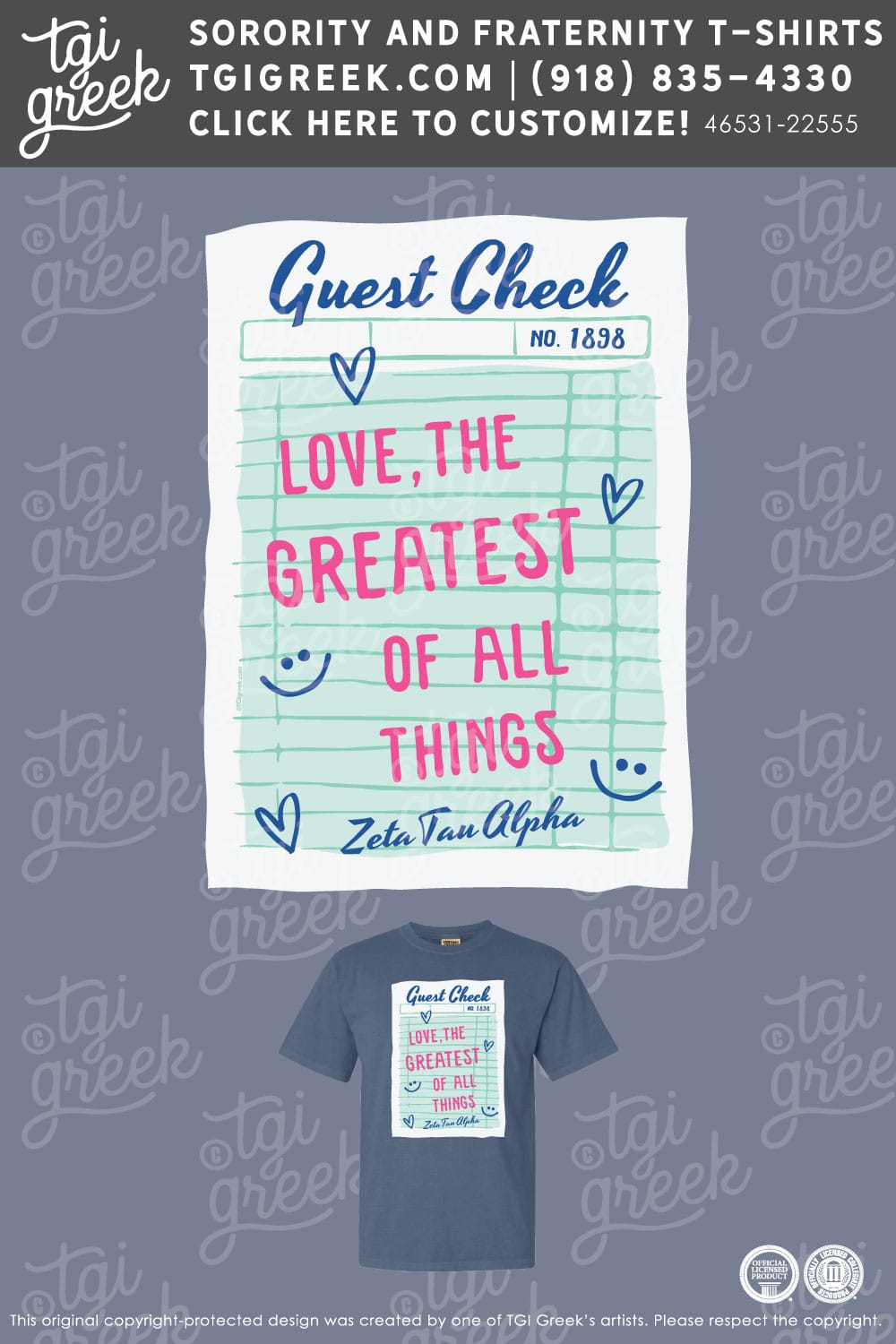 Zeta Tau Alpha – UTT PR Receipt