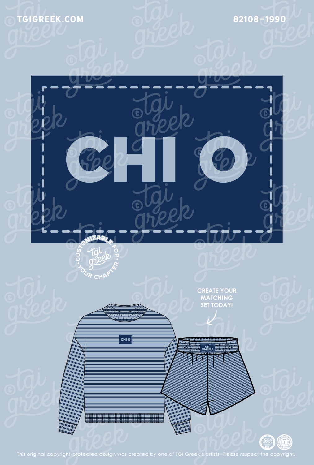 Chi Omega – MISS Mock Neck Set