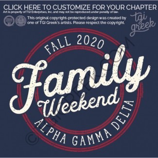 Alpha Gamma Delta – OU Fam Weekend Shirt