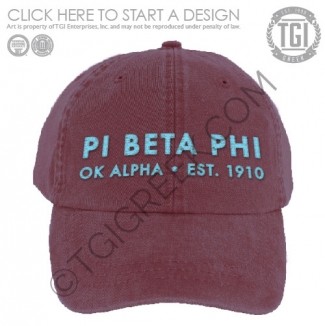 TGI-Pi Beta Phi Hat Design