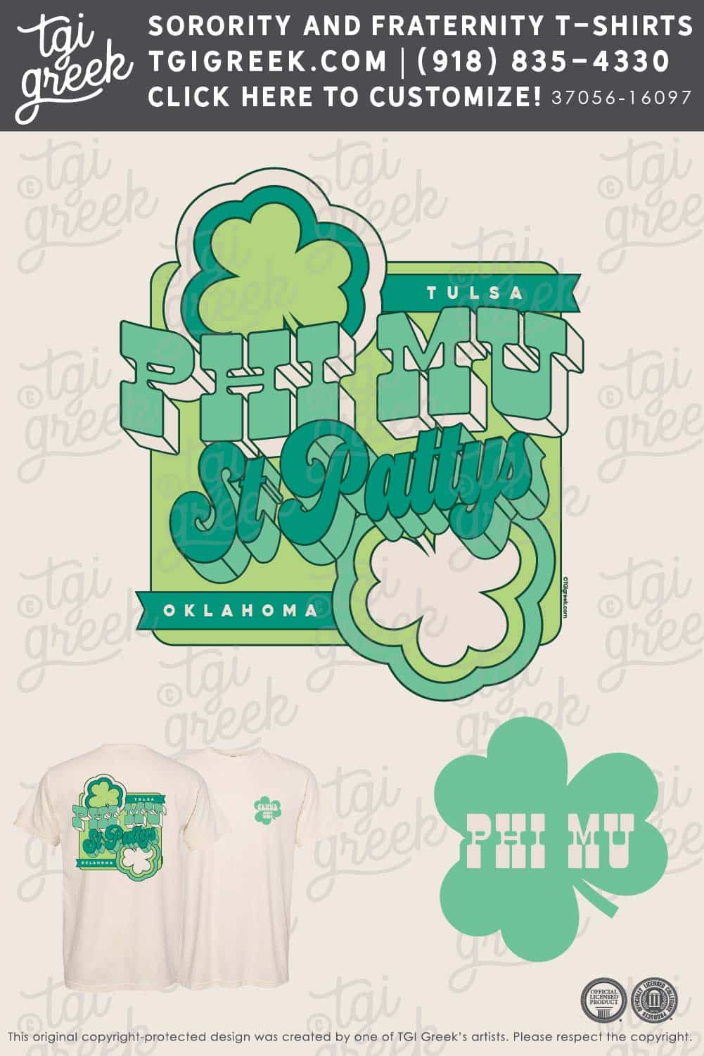 Phi Mu – St Pattys Fun Type