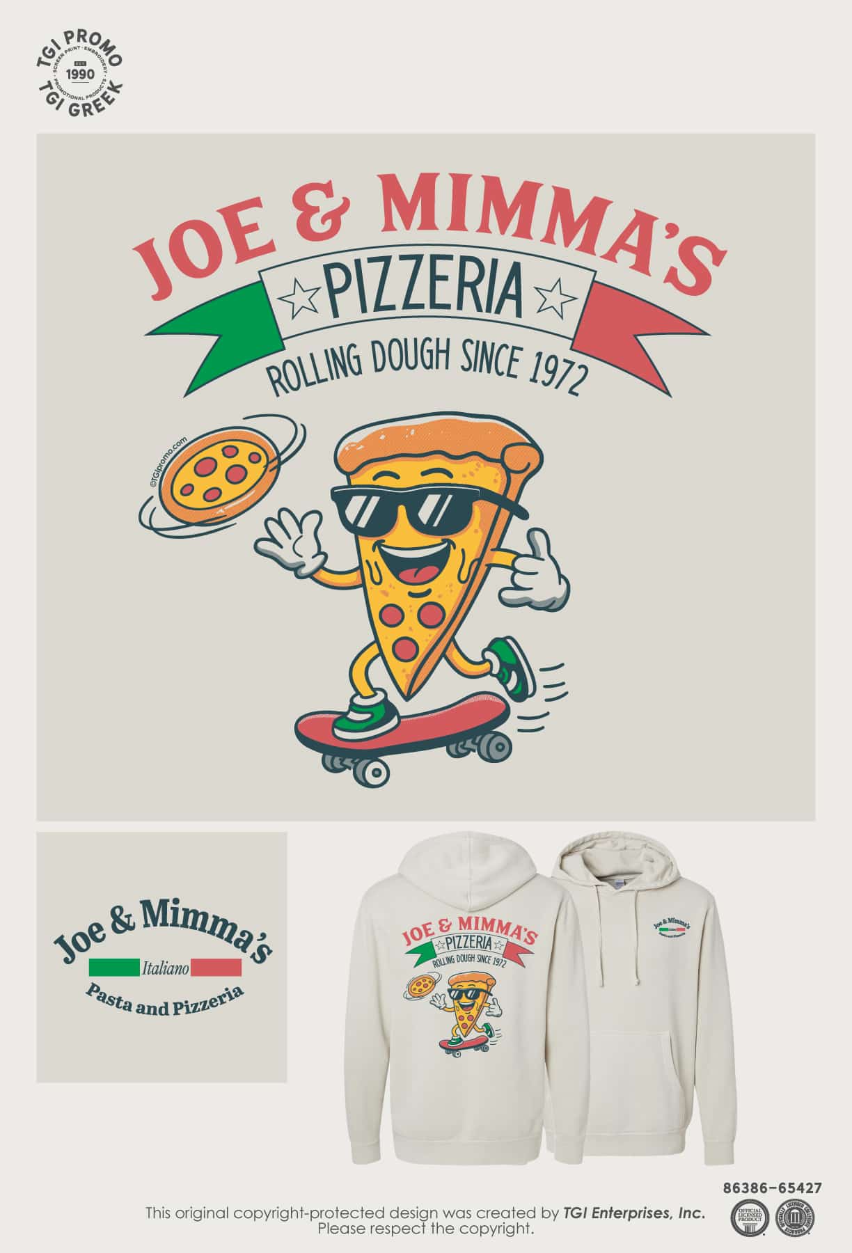 Joe & Mimma’s Pasta and Pizzeria – Staff T-Shirt