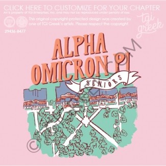 Alpha Omicron Pi – GCSU Senior Shirt