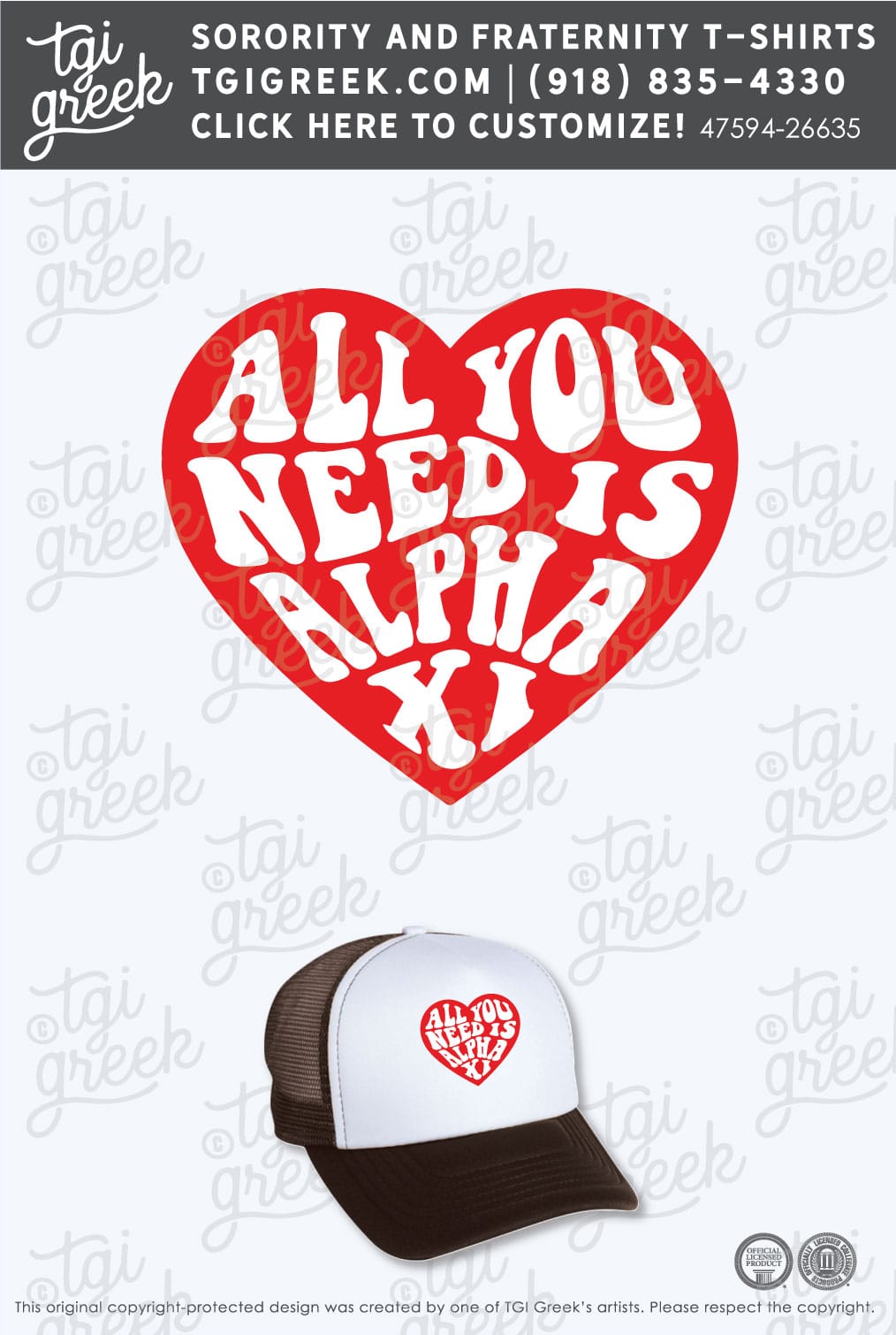 Alpha Xi Delta – DEPL Trucker Hat