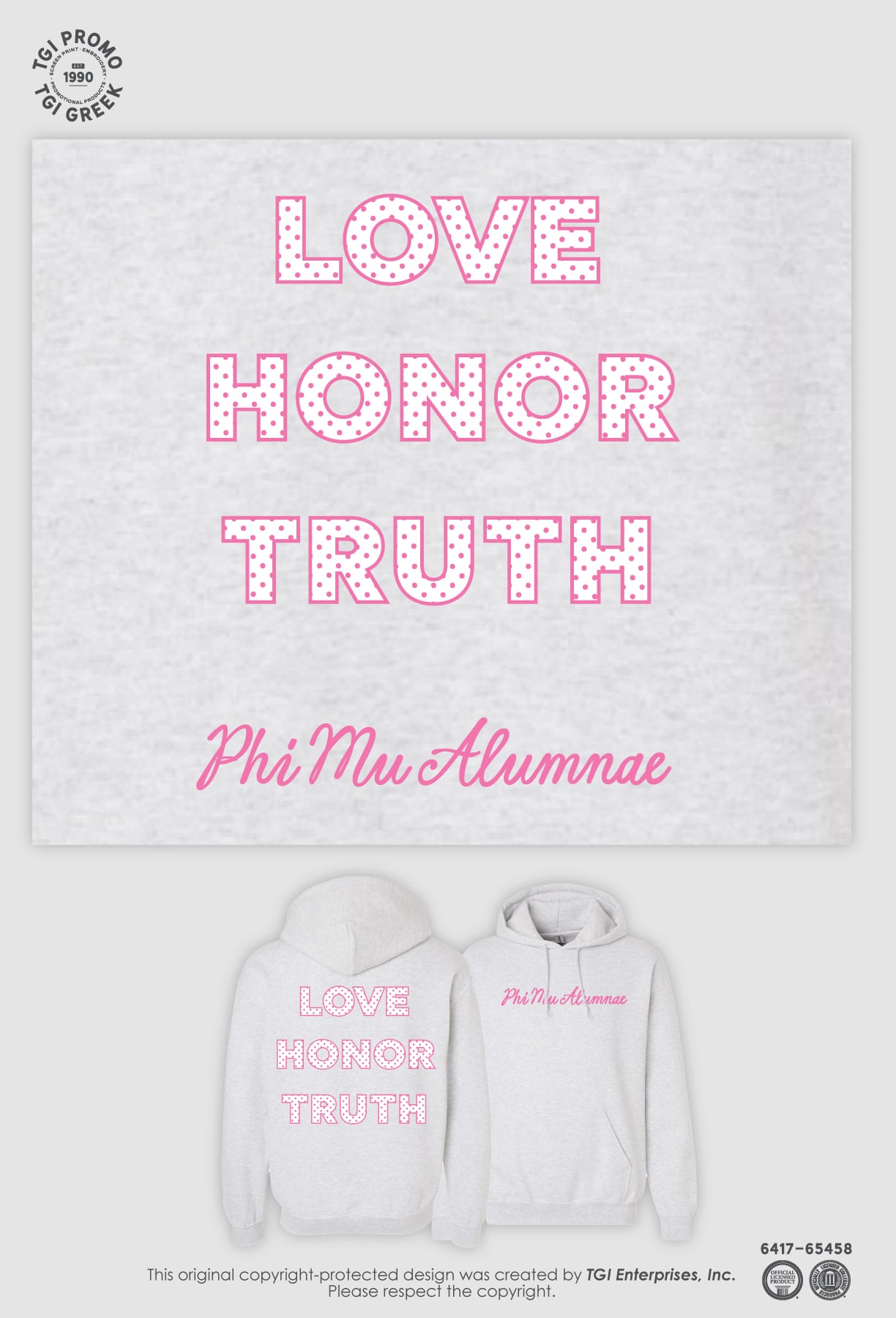Phi Mu – COSU Senior Sweatshirts