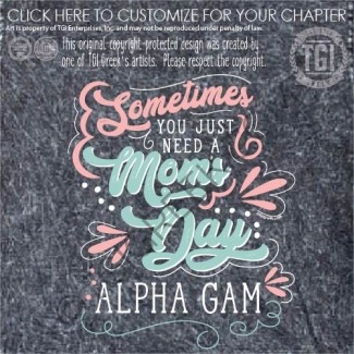 TGI Greek Alpha Gamma Delta Mom's Day