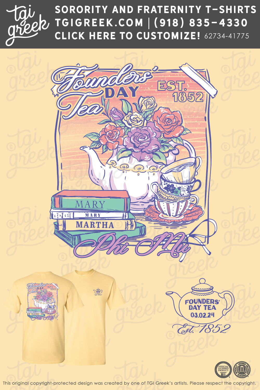 Phi Mu – HUNT Founders’ Day Tea
