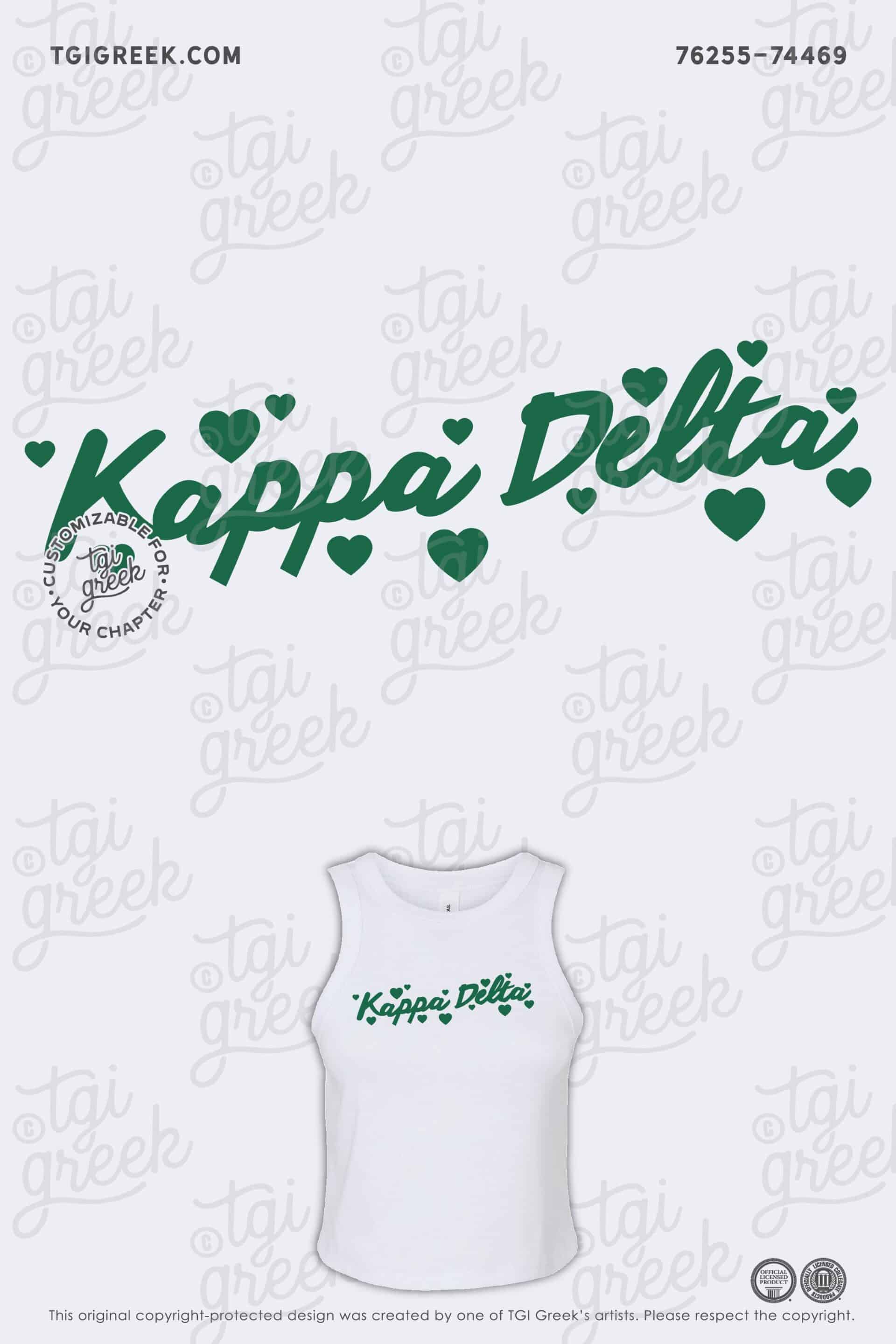 TGI – Kappa Delta Set Tank