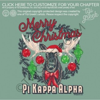 Pi Kappa Alpha – christmas Moose