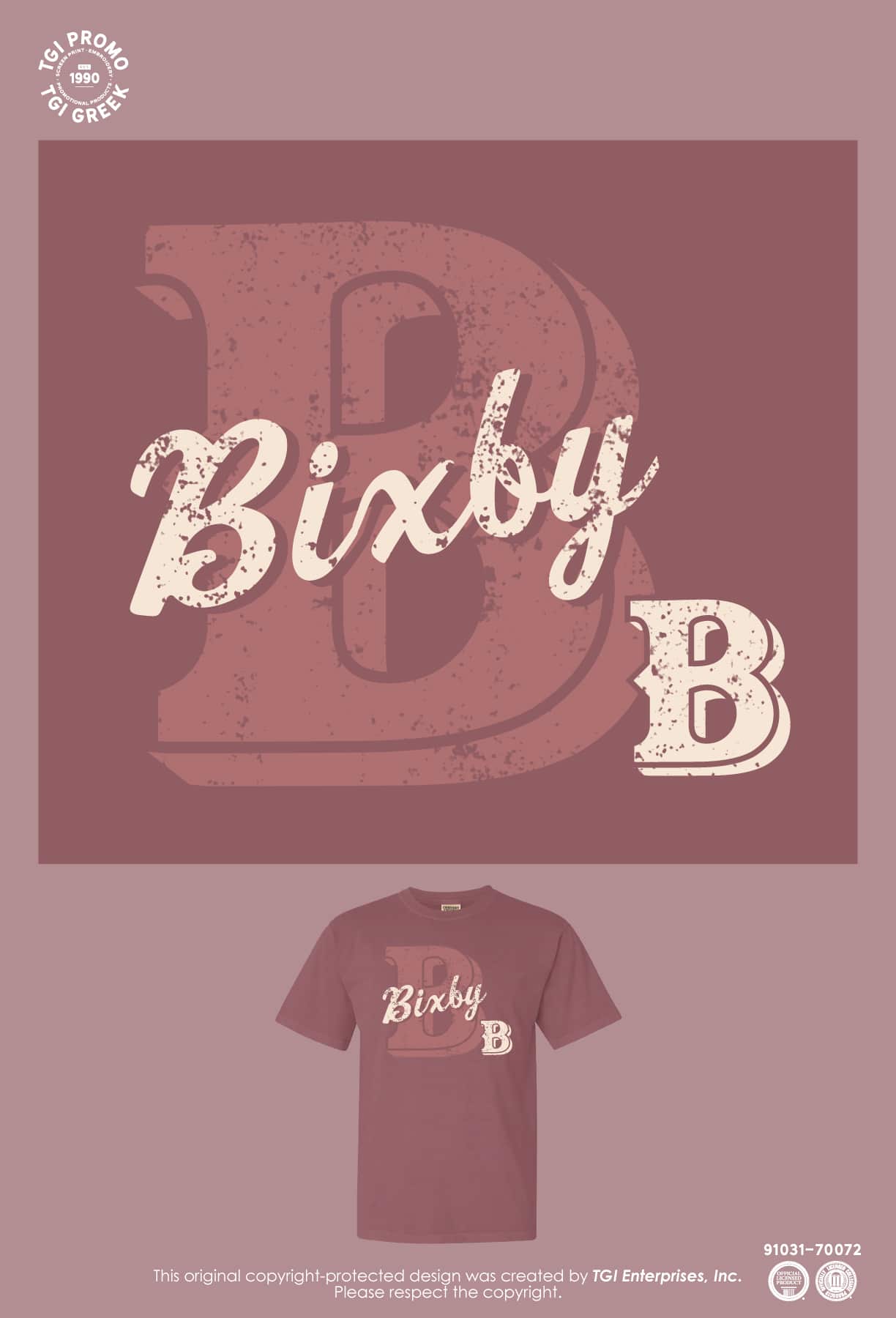 TGI Promo – Bixby New Stock School Letter