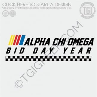 TGI-Alpha Chi Omega Nascar Bid Day
