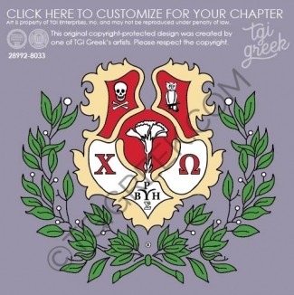 Chi Omega – ROLL Crest Sweatshirt