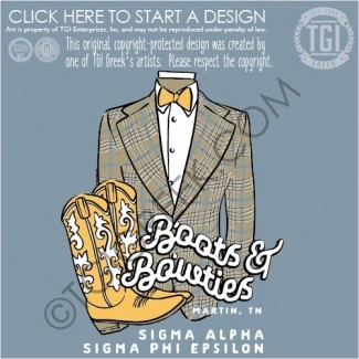 Sigma Alpha-UTM boots and Bowties Mixer