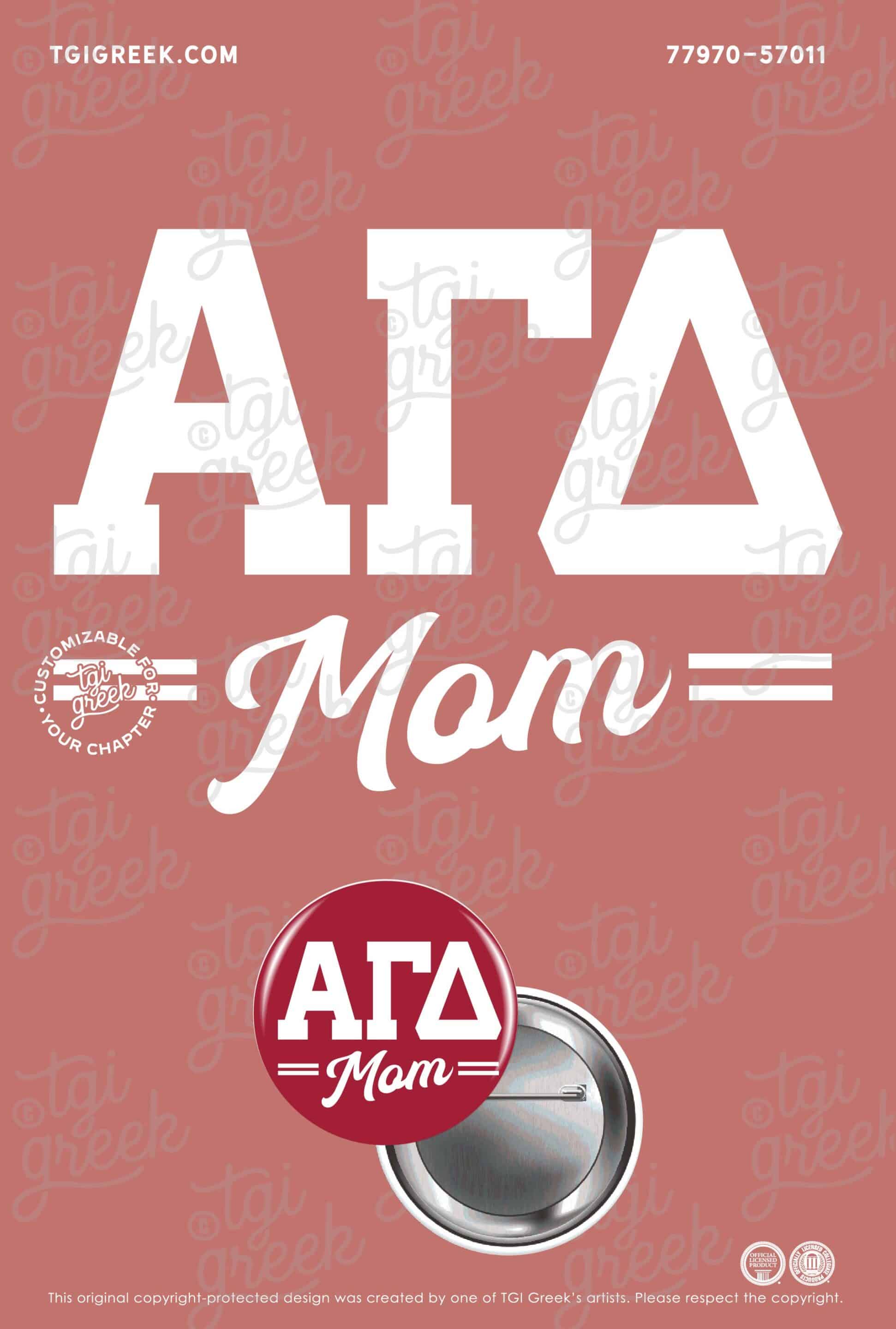 TGI – Alpha Gamma Delta Mom Gameday Button