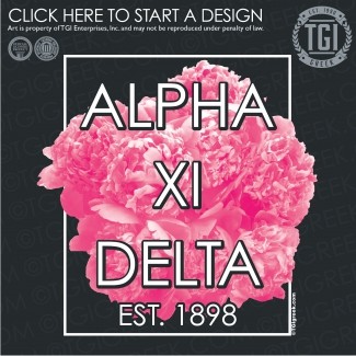 Alpha Xi Delta-UT Bid Day Flowers
